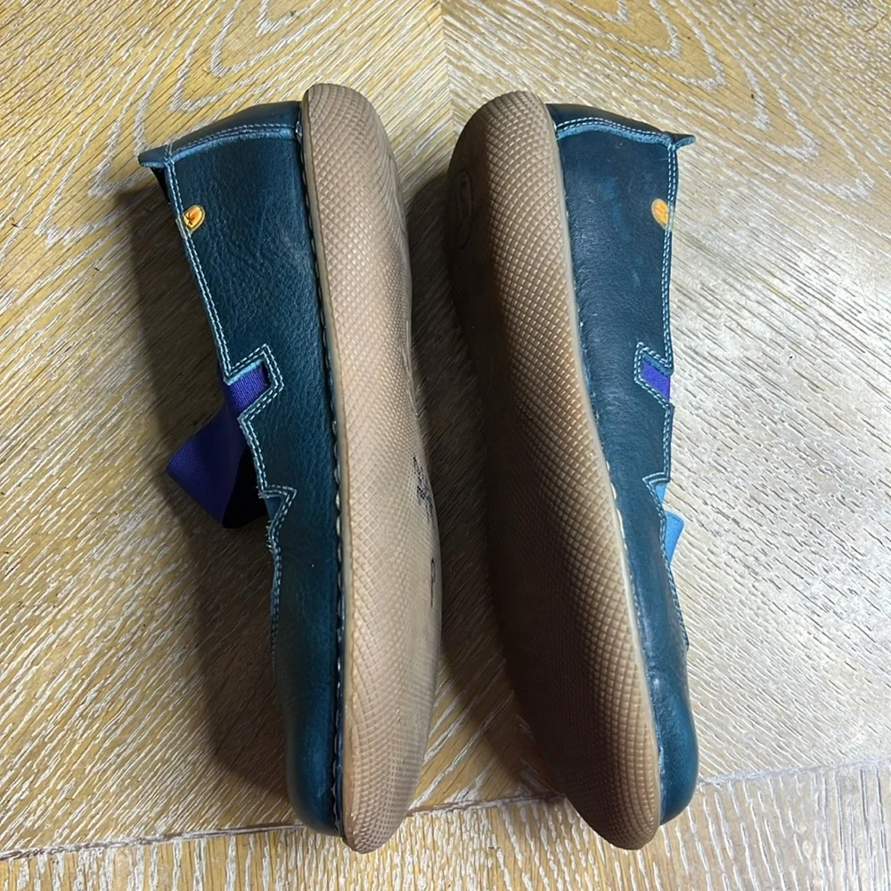 JUNGLA Leather Ballerina Flats Shoes 37 - Picture 9 of 10